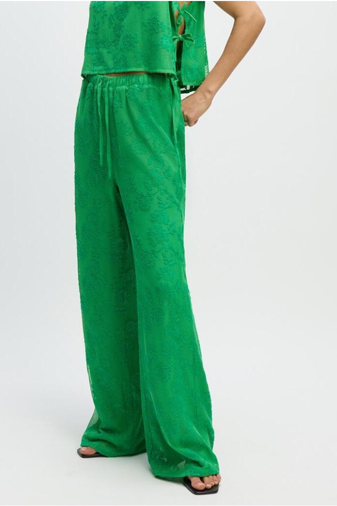 KNITTED WIDE LEG PANTS MARA R2503128647 700 GREEN